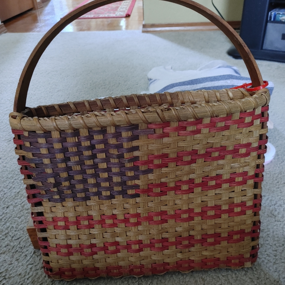 Patriotic Natural Basket Décor